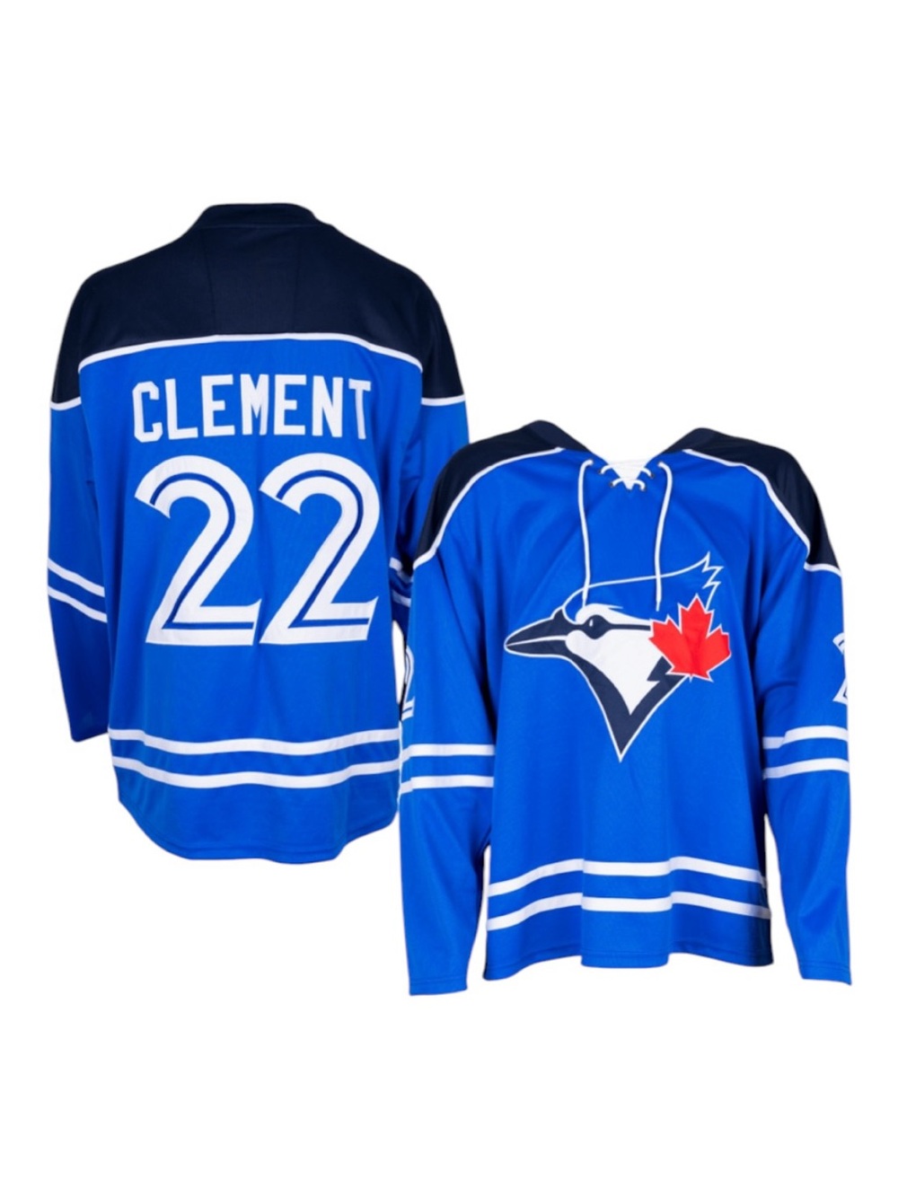 New Men’s XL Toronto Blue Jays Ernie Clement Hockey Jersey SGA Baseball